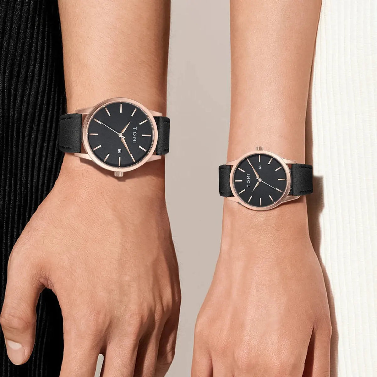 TOMI Luxury Casual Couple Watch Simple Men's and Women's Calendar Business Quartz Watch Women's Watch Watch Clock Gifts Reloj