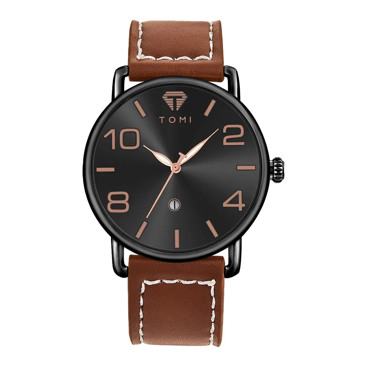 TOMI High Quality Luxury Design Men's and Women's Quartz Watch Minimalist Fashion Calendar Quartz Casual Watch