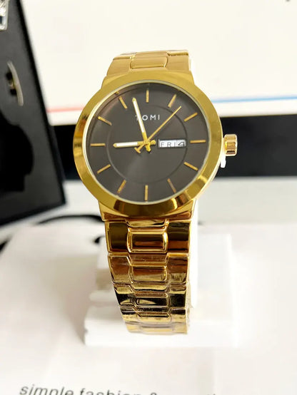 TOMI Luxury Business Men's Watch Gift Box Set High Quality Simple and Versatile Quartz Watch for Men Relogio Masculino in Pakistan