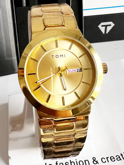 TOMI Luxury Business Men's Watch Gift Box Set High Quality Simple and Versatile Quartz Watch for Men Relogio Masculino in Pakistan