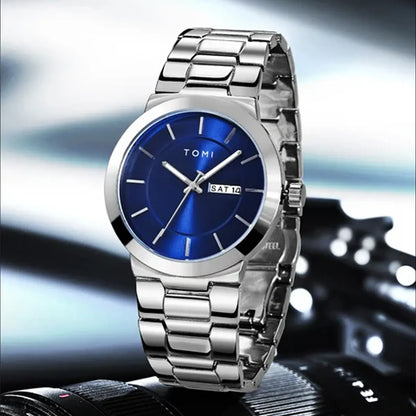 TOMI Luxury Business Men's Watch Gift Box Set High Quality Simple and Versatile Quartz Watch for Men Relogio Masculino in Pakistan