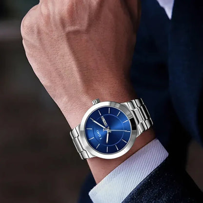 TOMI Luxury Business Men's Watch Gift Box Set High Quality Simple and Versatile Quartz Watch for Men Relogio Masculino in Pakistan